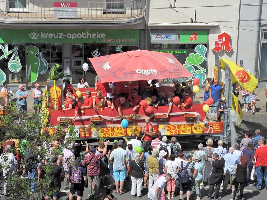 Festumzug zur 1095-Jahrfeier der Stadt Nordhausen
