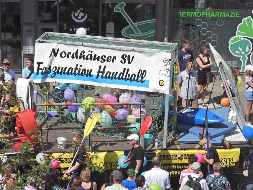 Festumzug zur 1095-Jahrfeier der Stadt Nordhausen