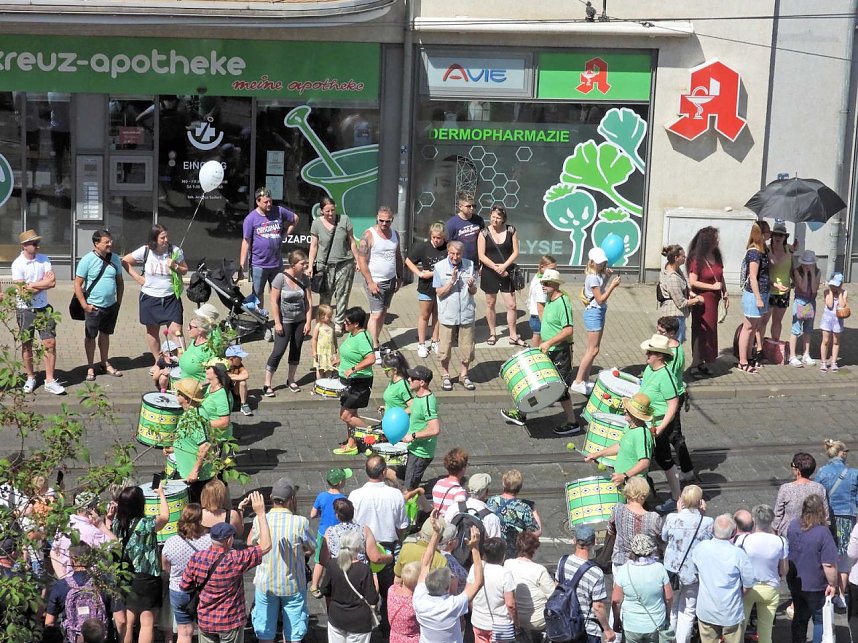 Festumzug zur 1095-Jahrfeier der Stadt Nordhausen