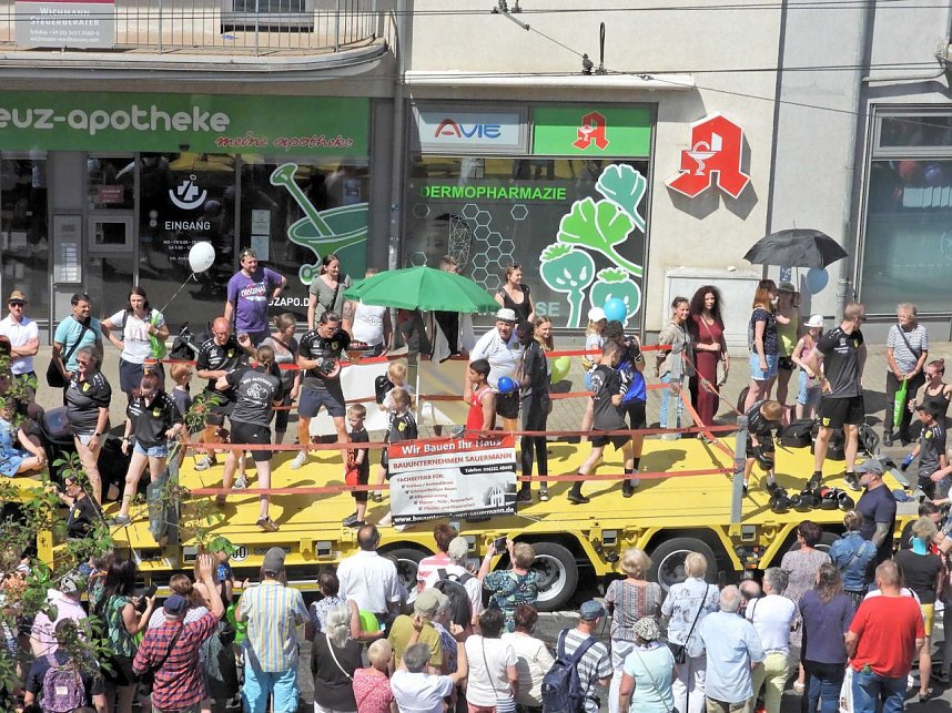 Festumzug zur 1095-Jahrfeier der Stadt Nordhausen