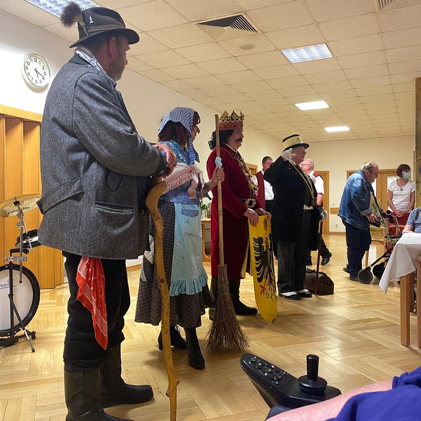 Die Rolandgruppe zu Besuch im DRK Pflegeheim in Nordhausen Nord