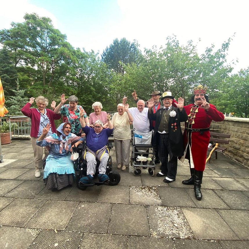 Die Rolandgruppe zu Besuch im DRK Pflegeheim in Nordhausen Nord