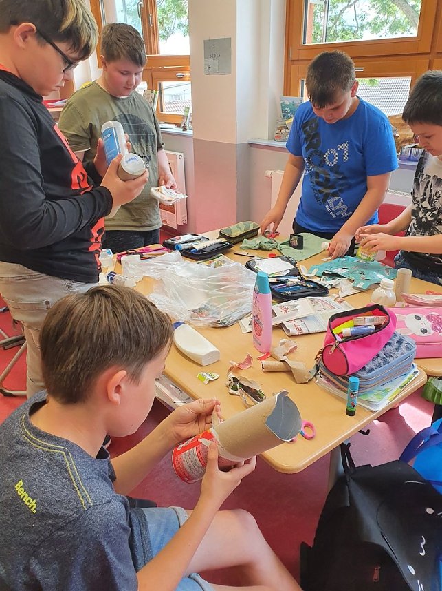 M&uuml;llprojekt in der Grundschule Werther