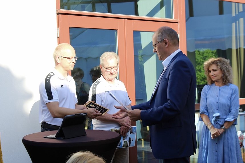 Verleihung der Ehrenplaketten des Landkreises Nordhausen 2022 in der Kalkh&uuml;tte in Urbach