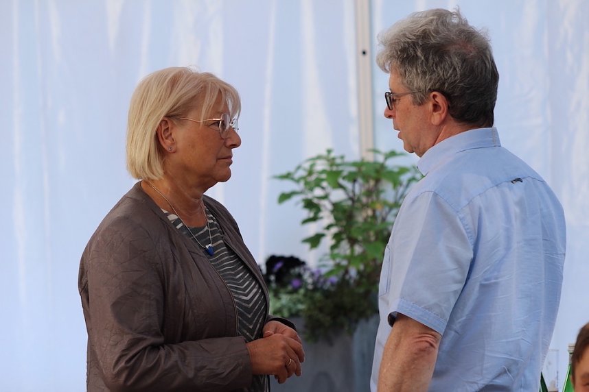 Verleihung der Ehrenplaketten des Landkreises Nordhausen 2022 in der Kalkh&uuml;tte in Urbach