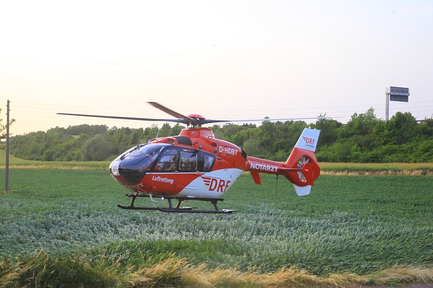 Schwerer Unfall nahe Sundhausen