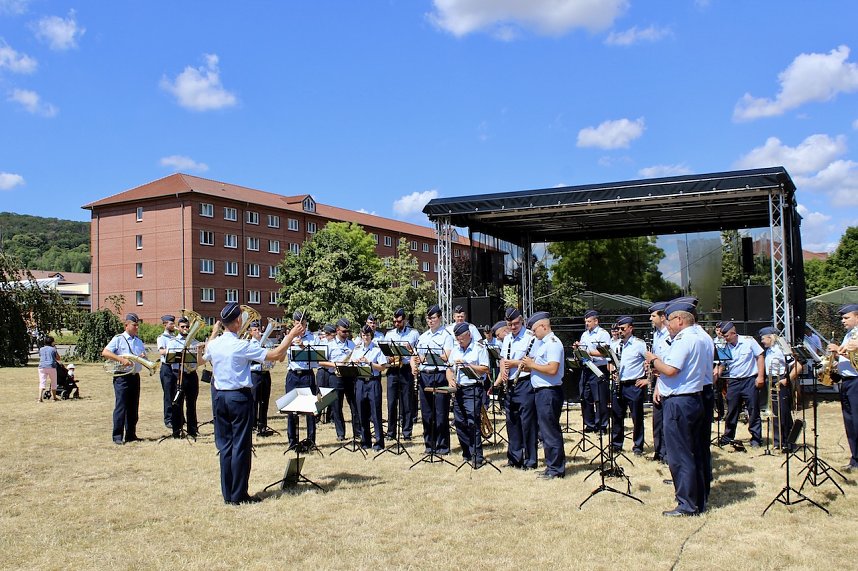 Tag der "Offenen T&uuml;r" auf dem Gel&auml;nde der Kyffh&auml;user Kaserne zwischen Bad Frankenhausen und Seehausen 