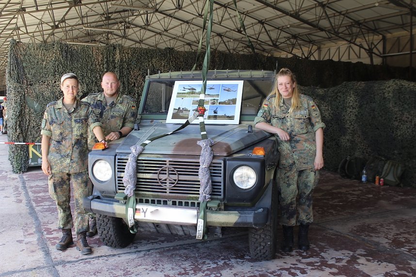 Tag der "Offenen T&uuml;r" auf dem Gel&auml;nde der Kyffh&auml;user Kaserne zwischen Bad Frankenhausen und Seehausen 