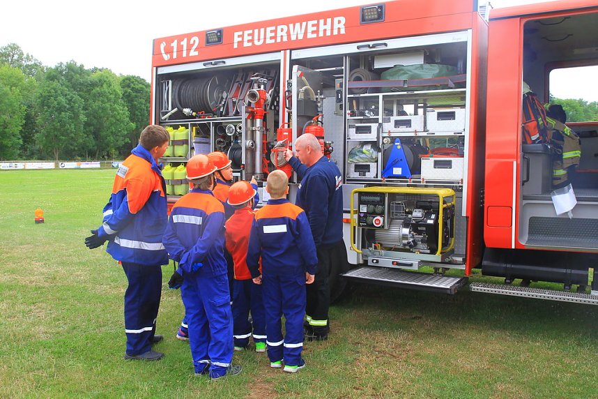 Gemeinsamer Aktionstag der Jugendfeuerwehren Bielen und Mitte