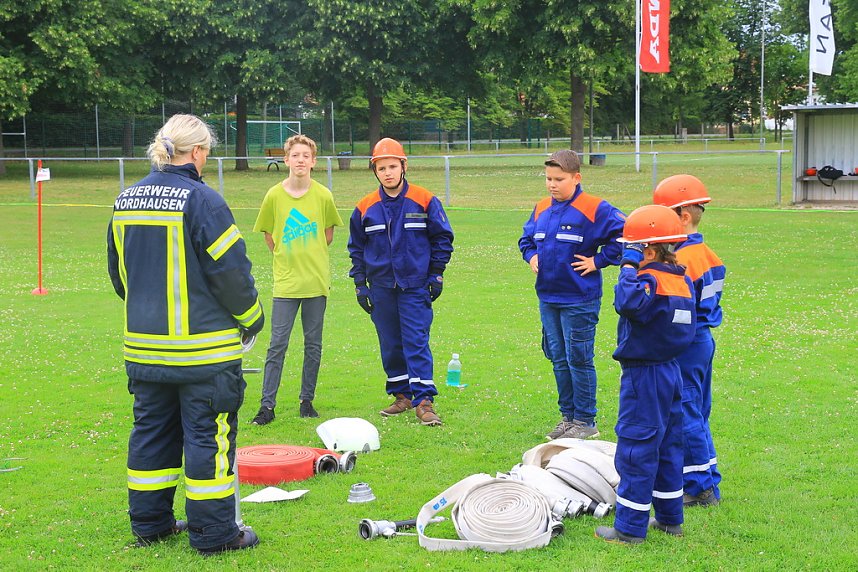 Gemeinsamer Aktionstag der Jugendfeuerwehren Bielen und Mitte