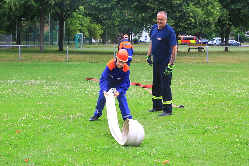 Gemeinsamer Aktionstag der Jugendfeuerwehren Bielen und Mitte