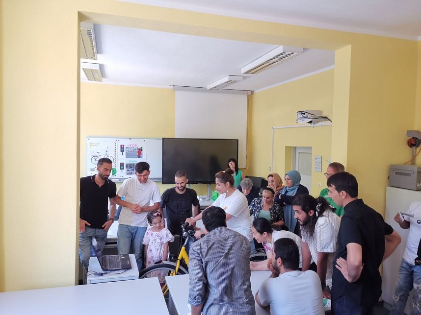 Fahrradkurs an der Kreisvolkshochschule Nordhausen