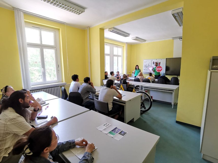 Fahrradkurs an der Kreisvolkshochschule Nordhausen
