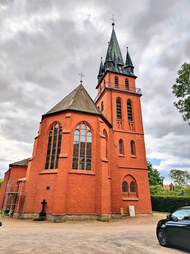 Peter Blei unterwegs in Sangerhausen