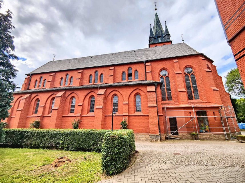 Peter Blei unterwegs in Sangerhausen