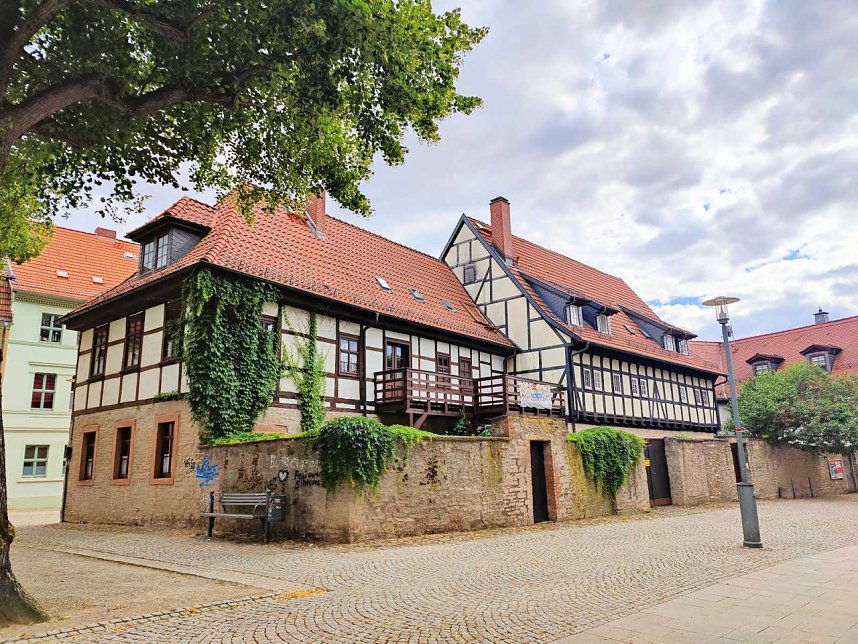 Peter Blei unterwegs in Sangerhausen