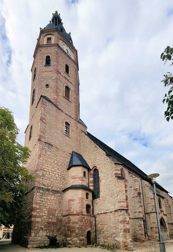 Peter Blei unterwegs in Sangerhausen