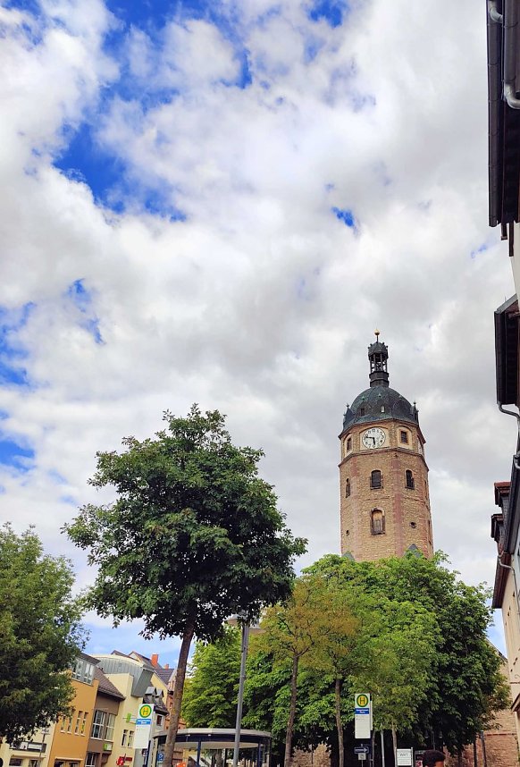 Peter Blei unterwegs in Sangerhausen