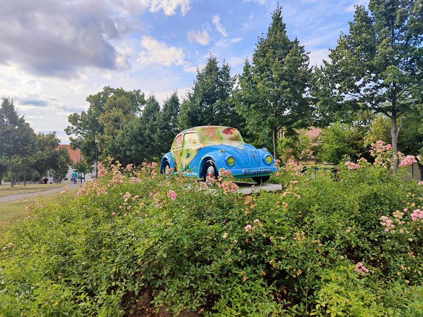 Peter Blei unterwegs in Sangerhausen