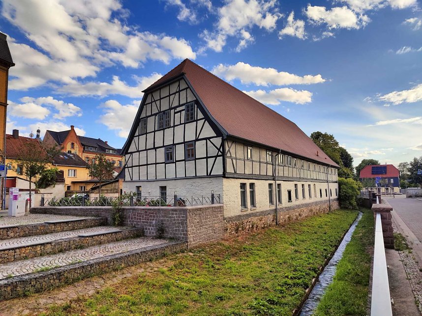 Peter Blei unterwegs in Sangerhausen