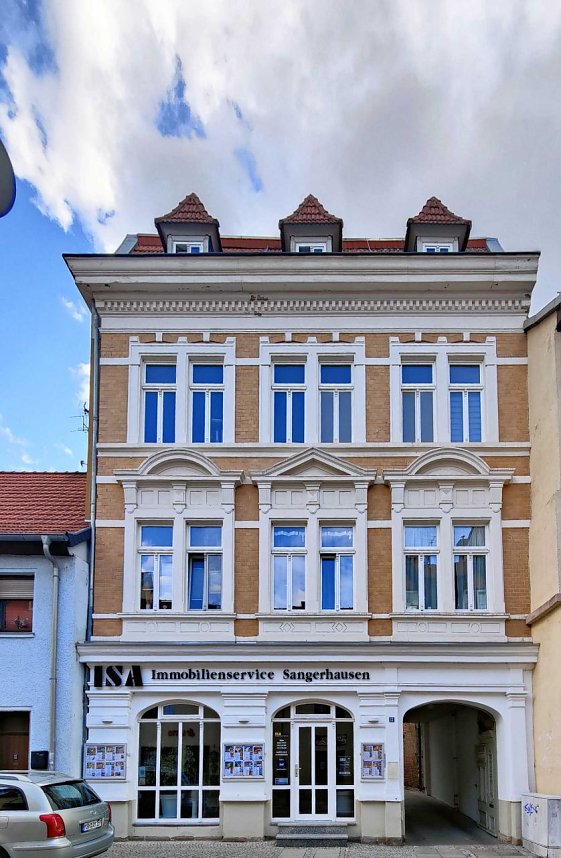 Peter Blei unterwegs in Sangerhausen