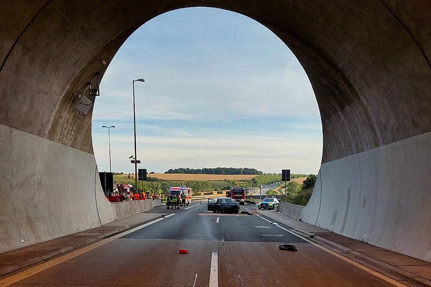 Unfall zwischen Bleicherode und Breitenworbis