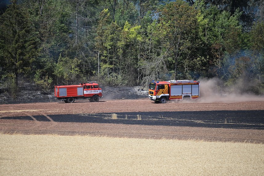 Waldbrand bei Wernrode