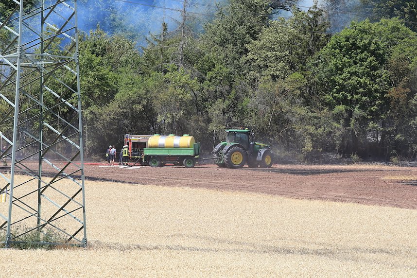 Waldbrand bei Wernrode