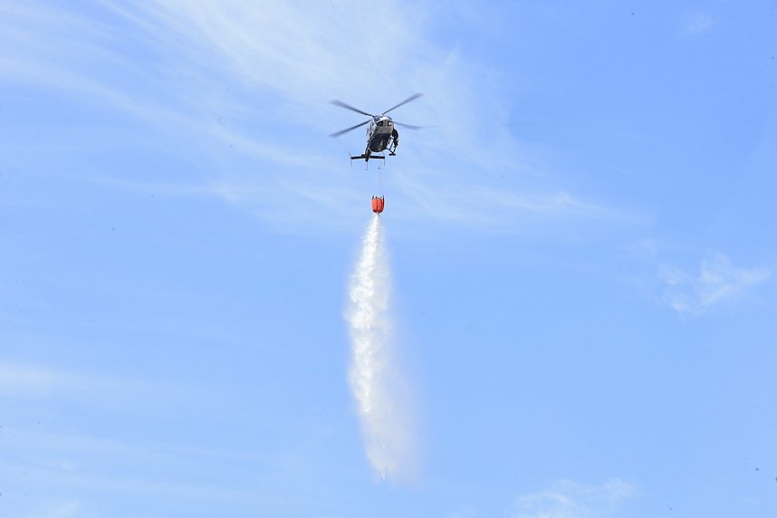 Waldbrand bei Wernrode