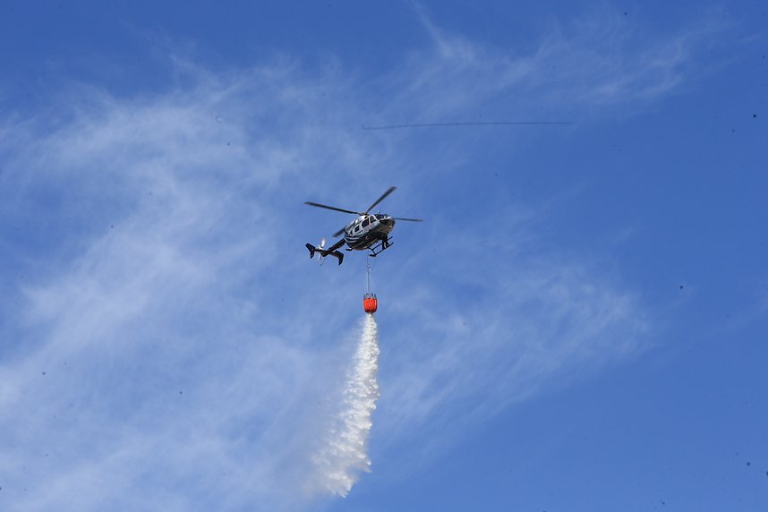 Waldbrand bei Wernrode