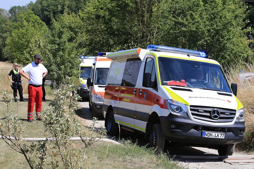 Waldbrand bei Wernrode