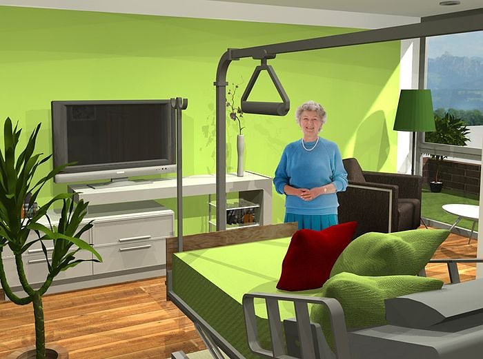 Innenansicht eines Zimmers