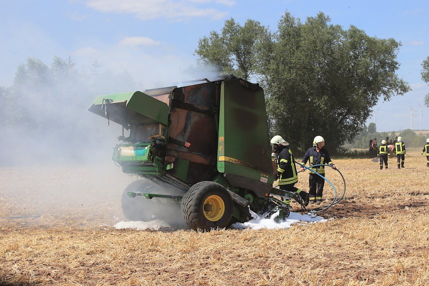 Verhinderter Feldbrand heute Mittag