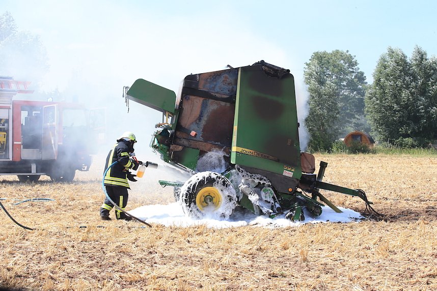 Verhinderter Feldbrand heute Mittag