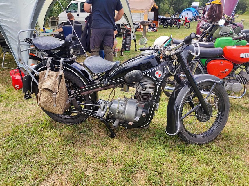 Peter Blei beim Motorradtreff in Harzungen