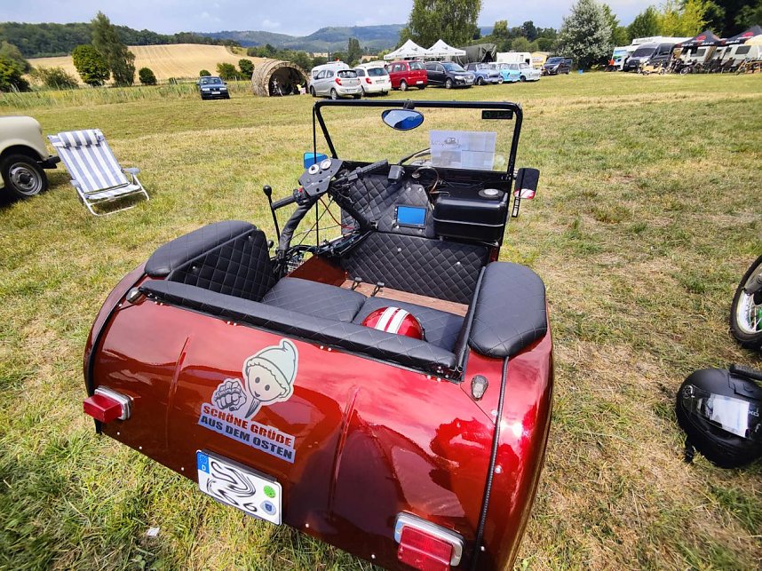 Peter Blei beim Motorradtreff in Harzungen