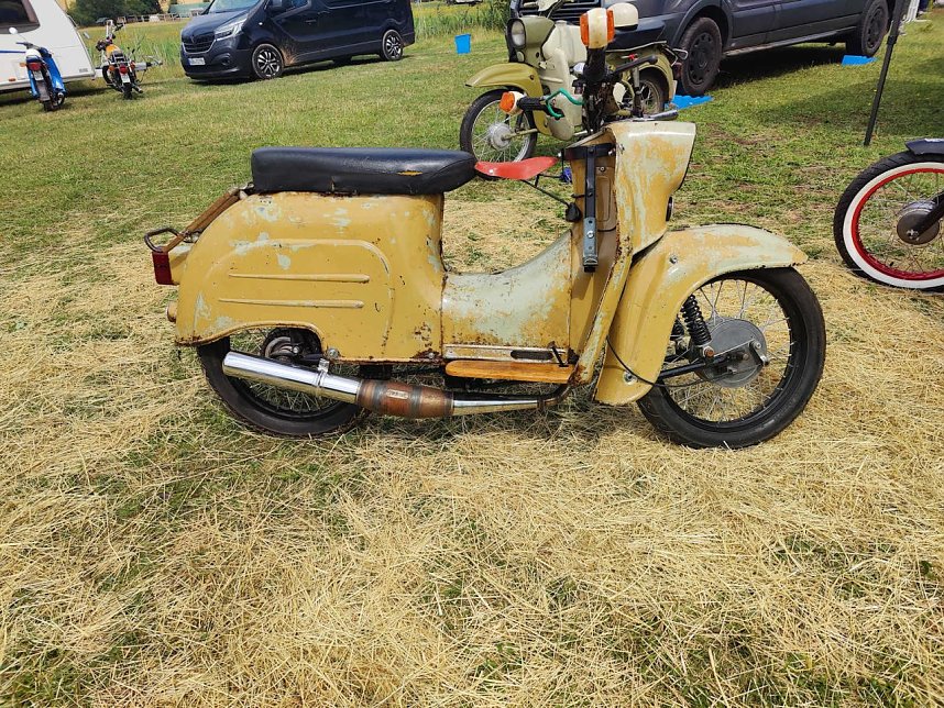 Peter Blei beim Motorradtreff in Harzungen
