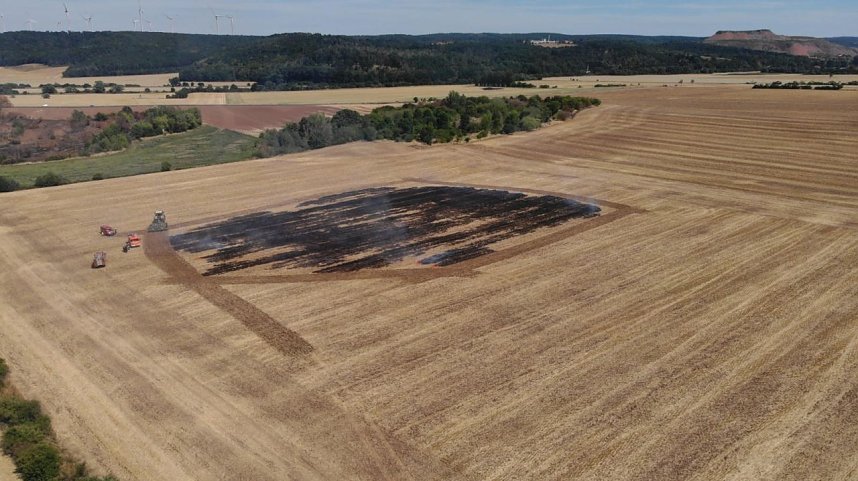 Fl&auml;chenbrand bei Gro&szlig;furra