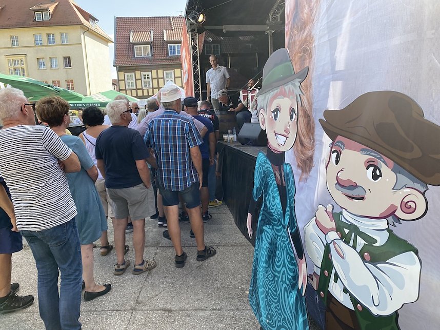 das 26. Altstadtfest in Nordhausen ist er&ouml;ffnet