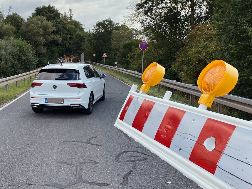 Ibergtalsperre � Sperrung wird ignoriert.