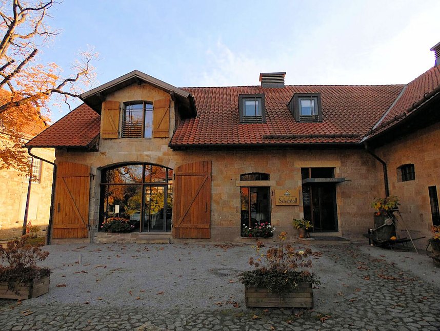 Peter Blei unterwegs im Kloster Michaelisstein