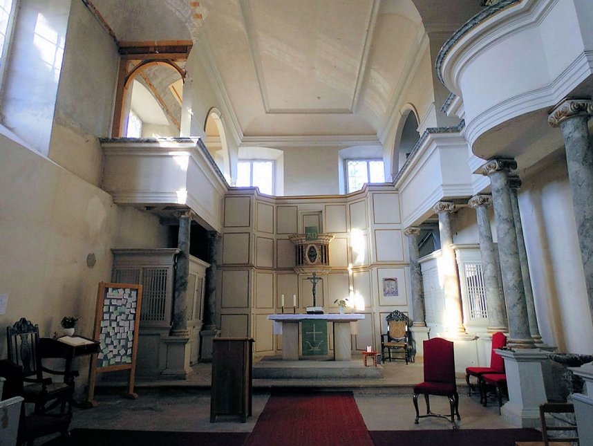 Peter Blei unterwegs im Kloster Michaelisstein