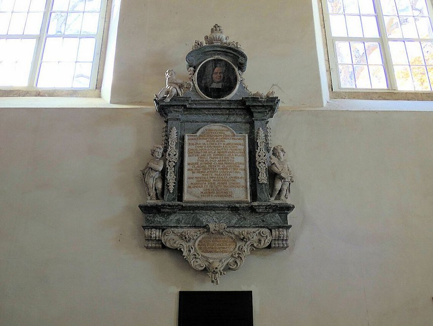 Peter Blei unterwegs im Kloster Michaelisstein