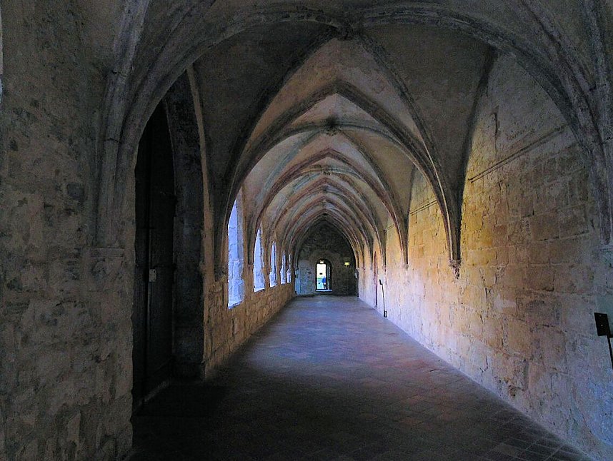 Peter Blei unterwegs im Kloster Michaelisstein