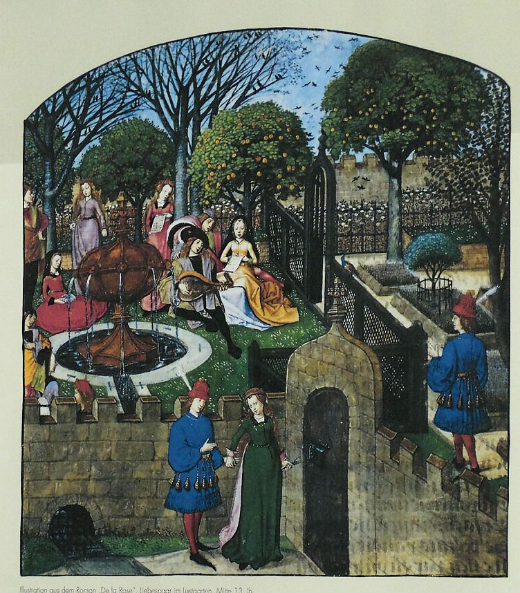 Peter Blei unterwegs im Kloster Michaelisstein