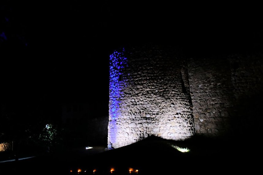 Peter Blei unterwegs auf dem Lichterfest