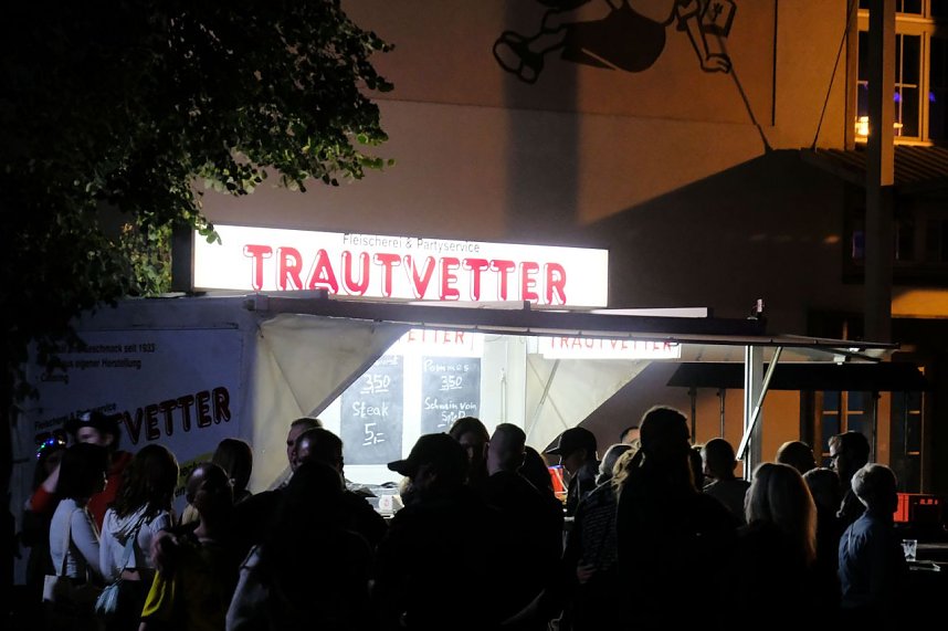 Peter Blei unterwegs auf dem Lichterfest