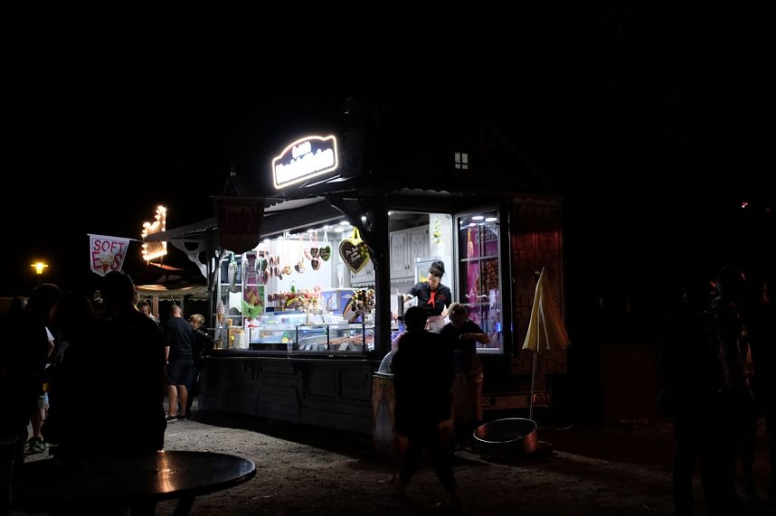 Peter Blei unterwegs auf dem Lichterfest