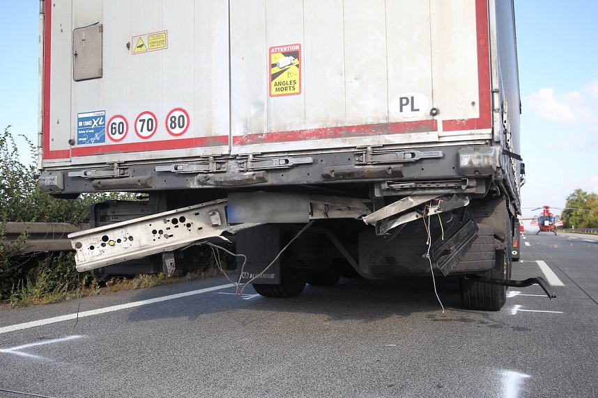 Schwerer Unfall auf der A38