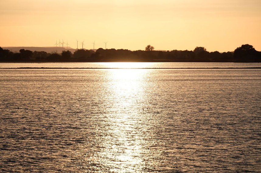 Abendstimmung am Stausee Kelbra